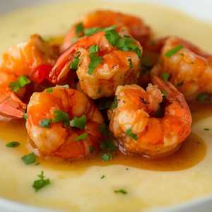 Cajun Crawfish and Grits