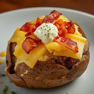 Lobster Stuffed Twice Baked Potato