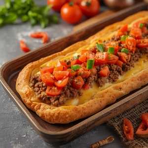 Kıymalı (Meat Loaf) Pide