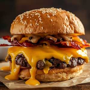 St. Pat's Messy Burger