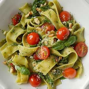 Pappardelle con Pesto