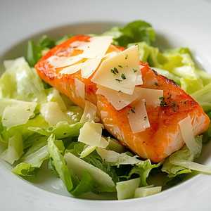 Grilled Salmon Caesar