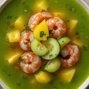 Aguachile de Camarón con Piña