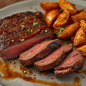 Bistec con Mole de Chicatana*