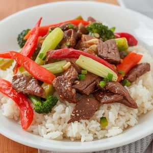 Stir Fried Beef & Mixed Vegetable