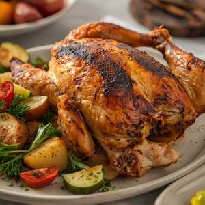 Half Chicken (Allow 20 Minutes)