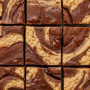 Peanut Butter & Chocolate Rice Crispy Treats