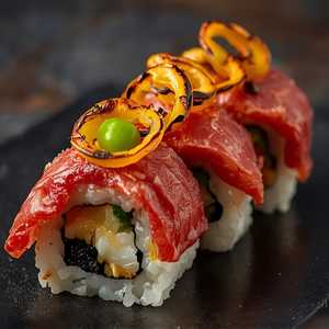 Wagyu & Grilled Shishito Maki