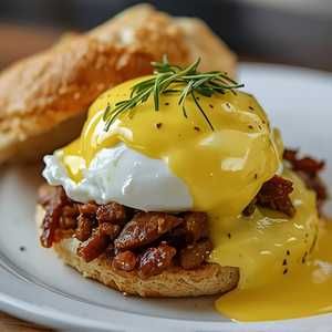 Barbecue Bacon Pulled Pork Bene