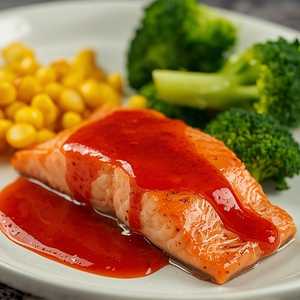 Grilled Strawberry Salmon Dinner