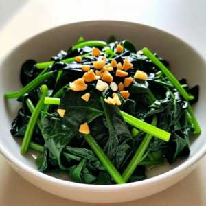 Sautéed Garlic Spinach