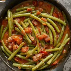 \"GREASY\" GREEN BEANS