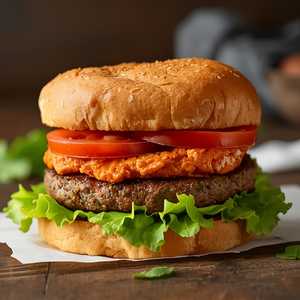 THE (V) BURGER [VEG]