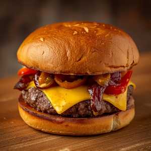 Breakfast Smashed Txule-Burger
