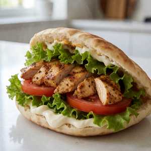 Grilled Chicken Pita