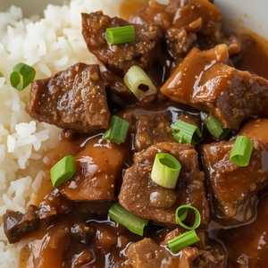 Beef stew with rice