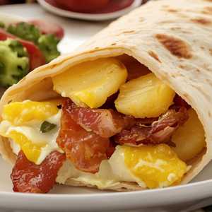 Potato Eggs & Bacon