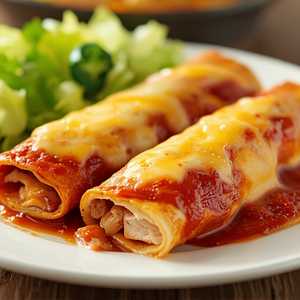 Two Chicken Enchiladas