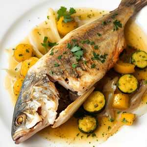 Roasted Branzino