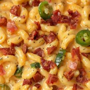 Jalapeno Bacon Mac N Cheese