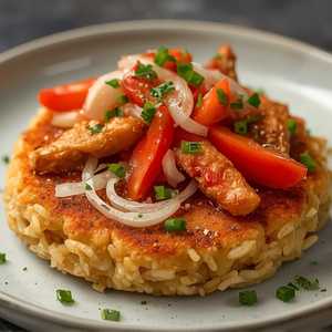 Tacu Tacu Pollo Saltado