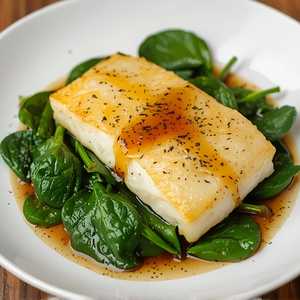 Five Spice Whitefish with Spinach