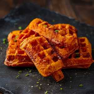 Bonchon Gold Dust Sweet Potato Waffle Fries