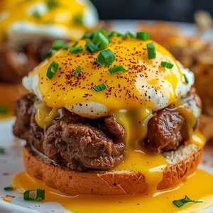 OXTAIL EGGS BENEDICT