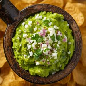 Fresh Made Jalapeño Chips & Guacamole