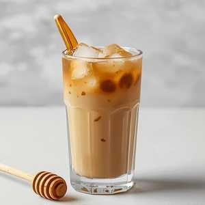Iced Honey Oat Milk Latte