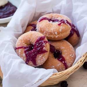 Little Lavender-Sugar Dusted Donuts