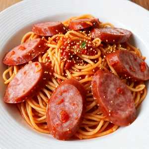 Cappellini Marinara and Italian Sausage
