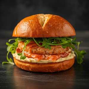 Faroe Island Salmon Burger