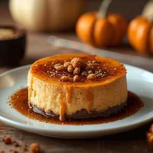 Pumpkin Brûlée Cheesecake