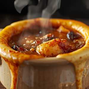 Soupe à l'Oignon Gratinée