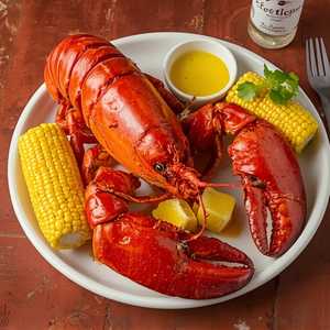 Steamed Hard-Shell Lobster (2 lb)