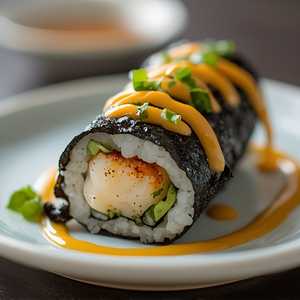 Truffle Scallop Hand Roll