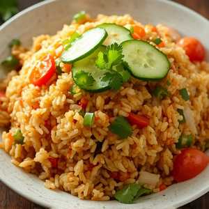 Thai Fried Rice With Chicken