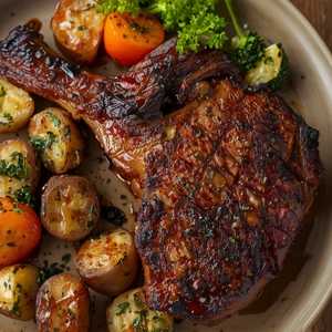 Cast Iron Roasted Argentine Ribeye