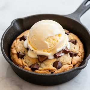 Skillet Chocolate Chip Cookie
