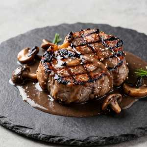 Grilled Center Cut Veal Chop
