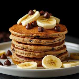 Stack of Choconana Pancakes