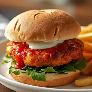 Hot 'N' Spicy Paneer Burger