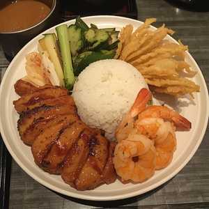 Chicken Teriyaki, Shrimp (2Pcs) & Veg Tempura