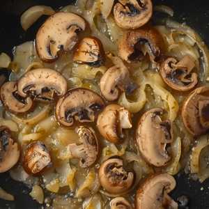 Roasted Mushrooms & Onions