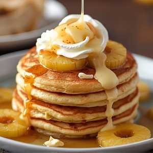 Pineapple Upside Down Pancakes
