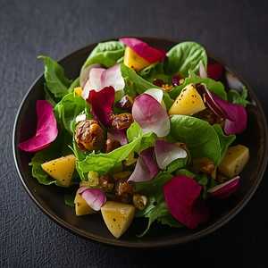 Ensalada Petalos De Rosa