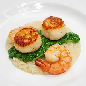 Seared Sea Scallops & Fresh Gulf Shrimp
