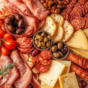 Jamon Serrano & Manchego & Chorizo