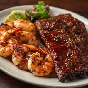 Ribs & Shrimp